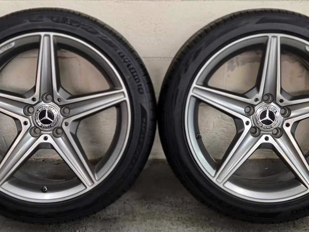 Billede 10 - MERCEDES "AMG" ORIGINAL ALUFÆLGE MED HELT NY SOMME