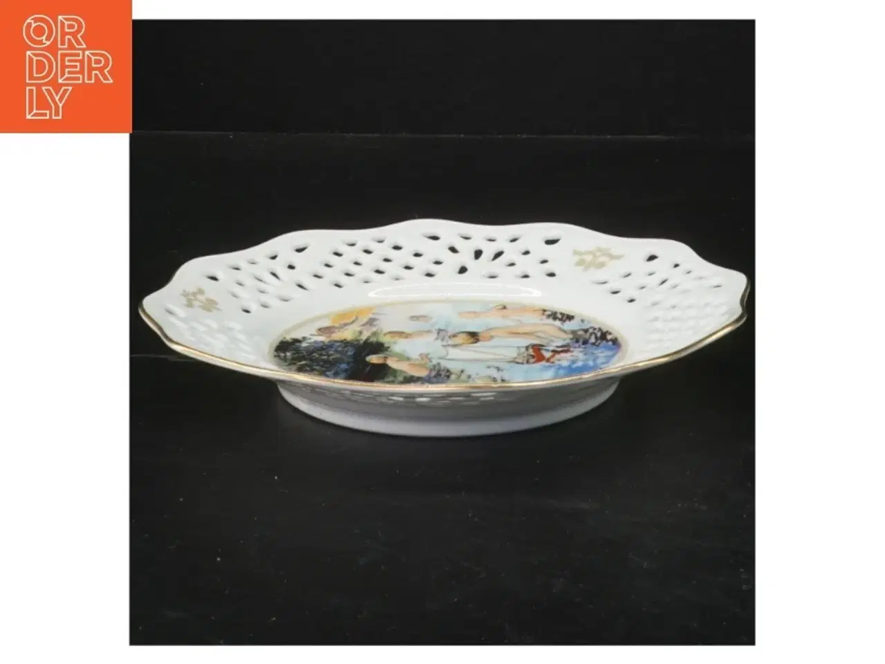 Billede 2 - Jenny Nystrm porcelænstallerken fra Kalmar L&#228;ns Museum (str. Ø 18,5 cm)