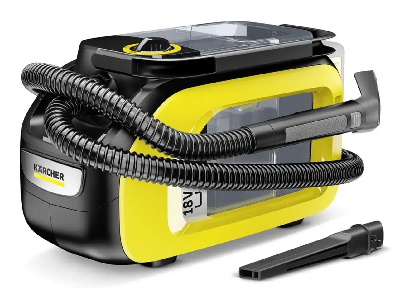 Billede 1 - Tæpperenser 18V – Kärcher SE 3-18 Compact, sort/gul