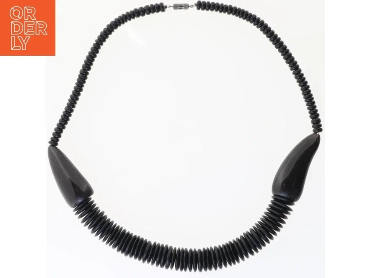 Billede 1 - Sort perlekæde (str. 62 cm)