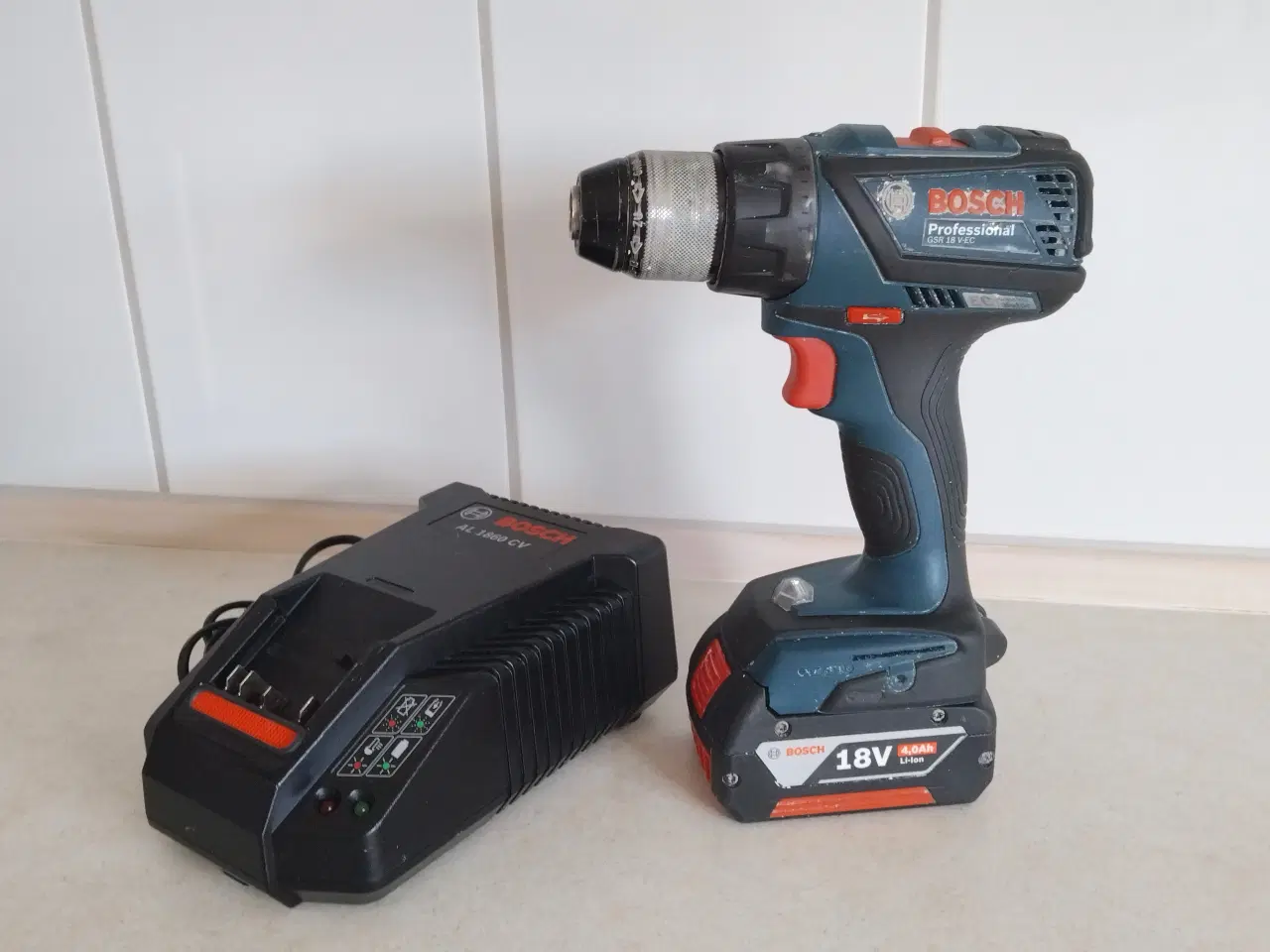 Billede 1 - Til salg er en brugt Bosch Professional GSR 18 V-E