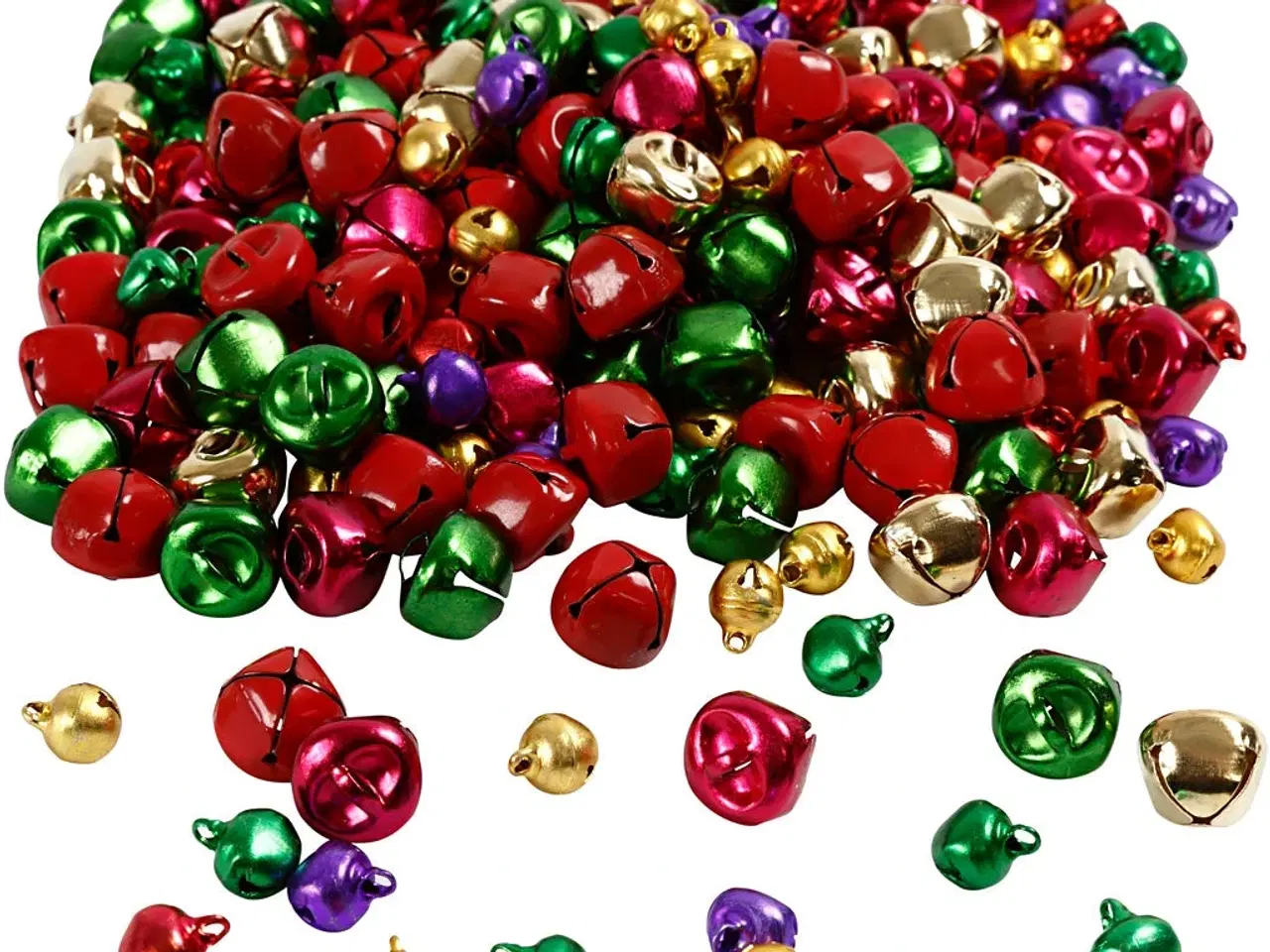 Billede 1 - 320 Metallic Bjælder 10+14 mm til Kreative Projekter