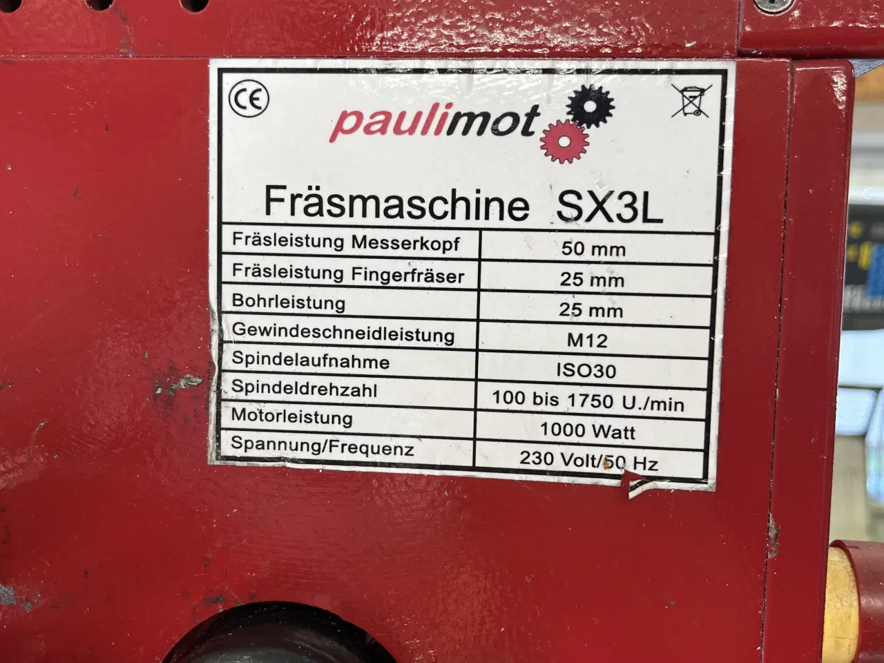 Billede 8 - Fræser Sieg SX3L med digital