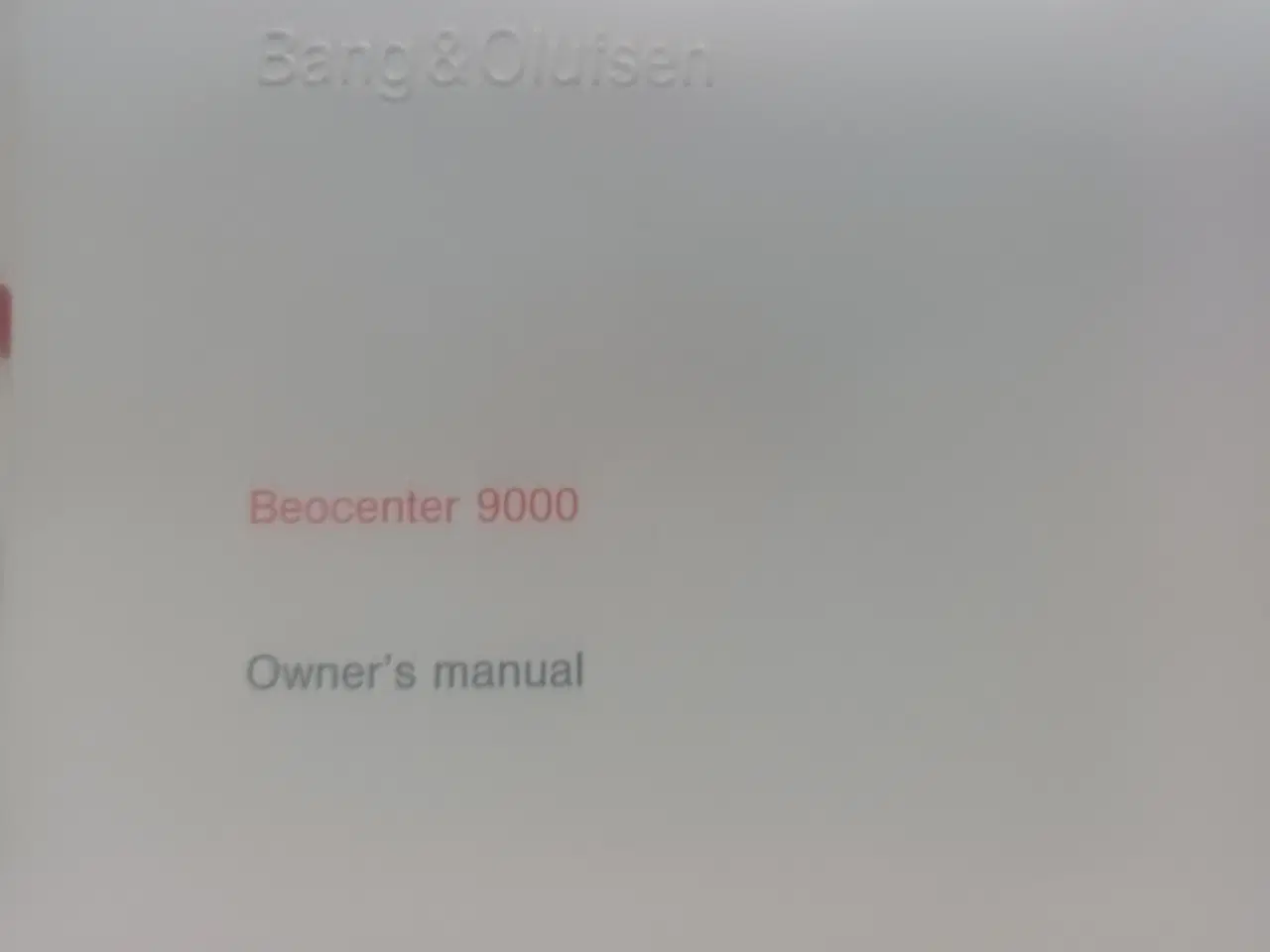 Billede 4 - B&O Beocenter 9000 defekt