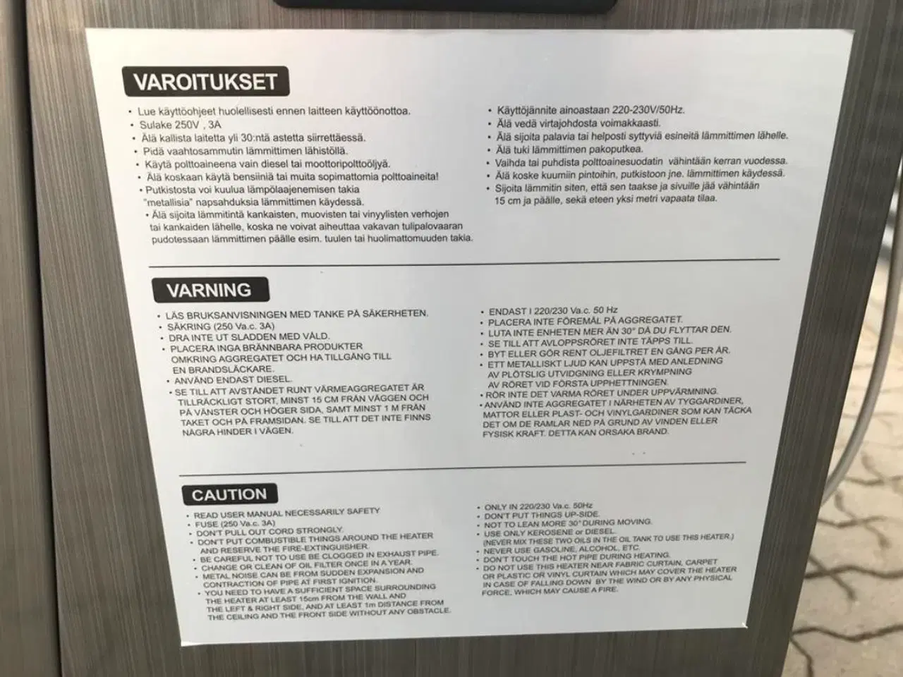 Billede 11 - Airrex AH‑300i infrarød dieselvarmer