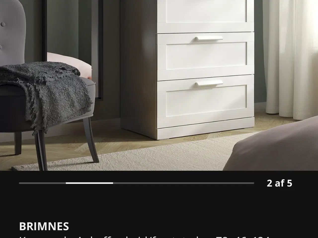 Billede 3 - Brimnes kommode fra IKEA 