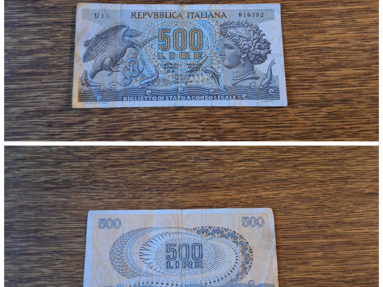 Billede 2 - ITALIEN, 500 Lire + 1000 Lire