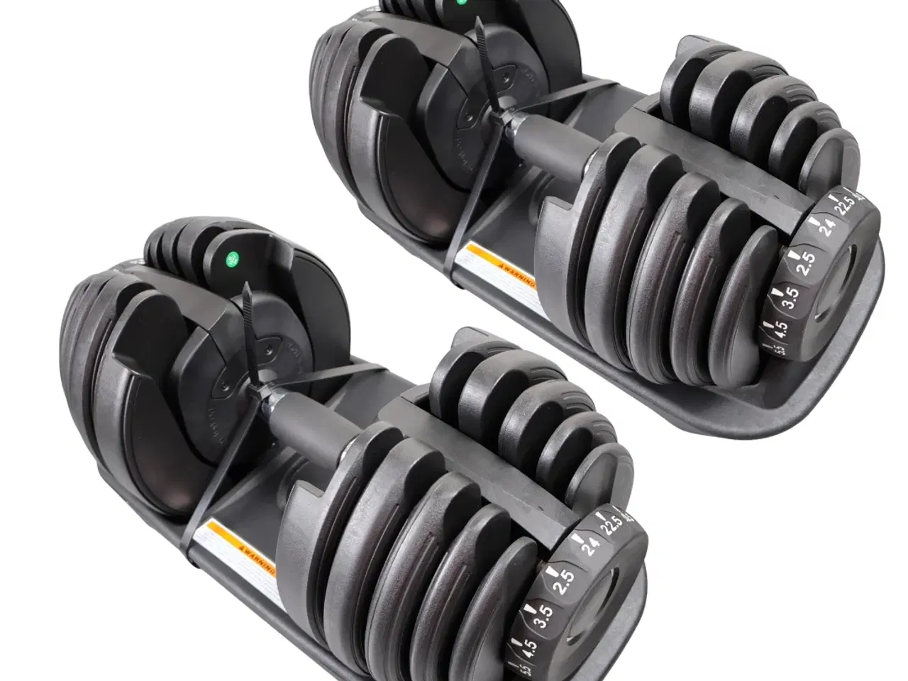 Billede 6 - 2 x 24 kg. Justerbare Håndvægte - Helt nye