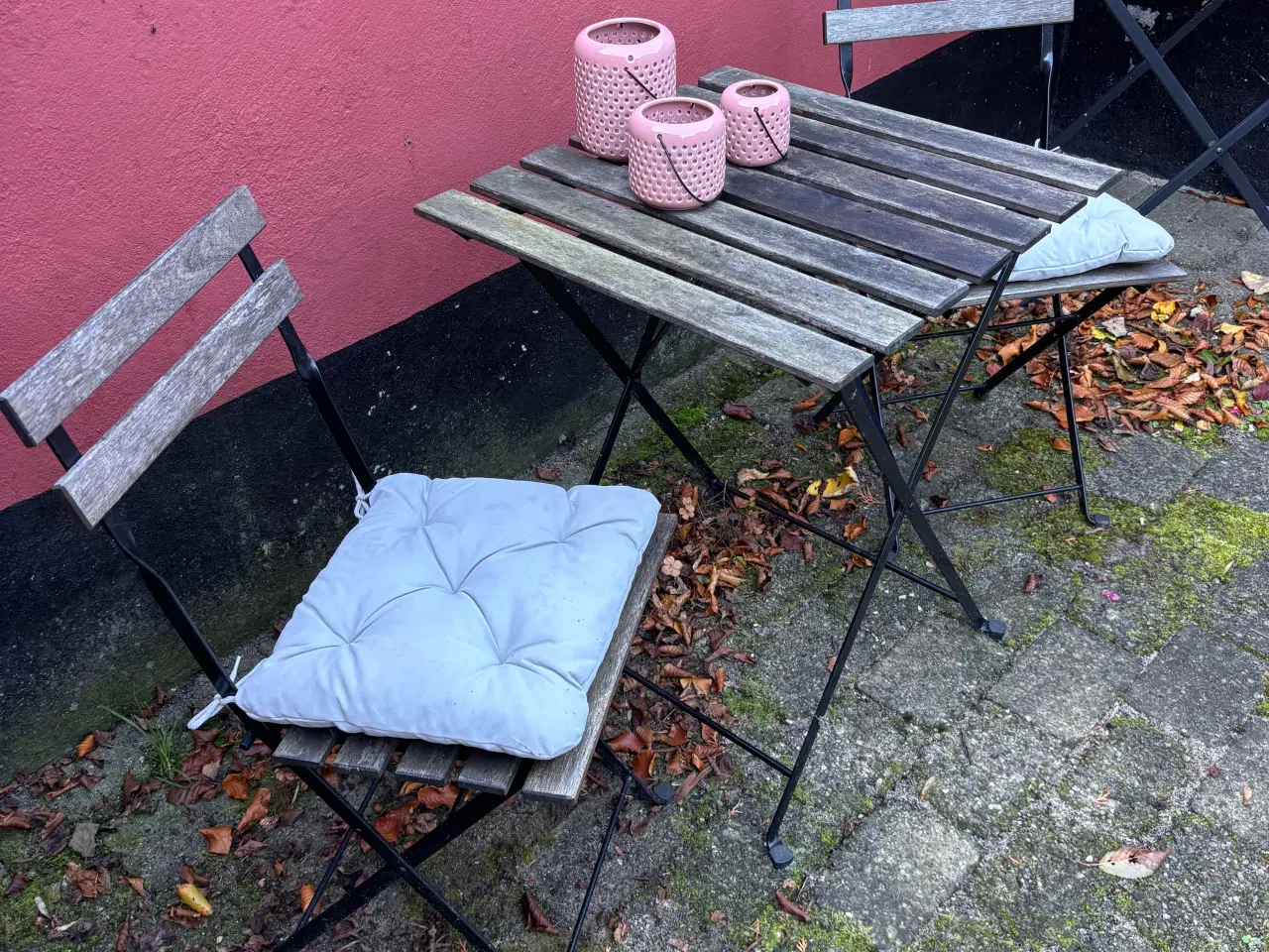 Billede 2 - Cafesæt fra ikea i akacietræ