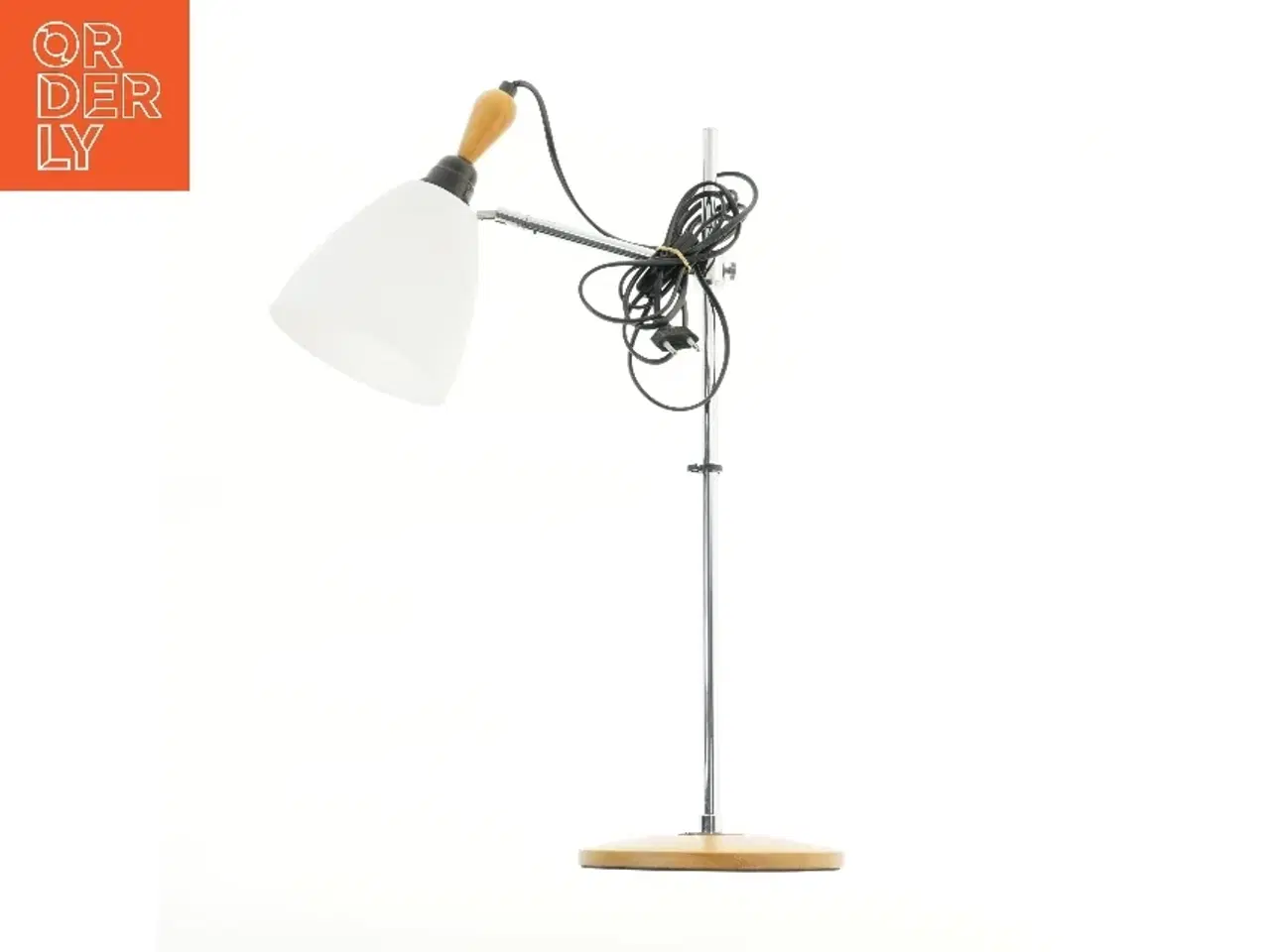 Billede 1 - Bordlampe med hvid skærm (str. 58,5 cm) fra IKEA