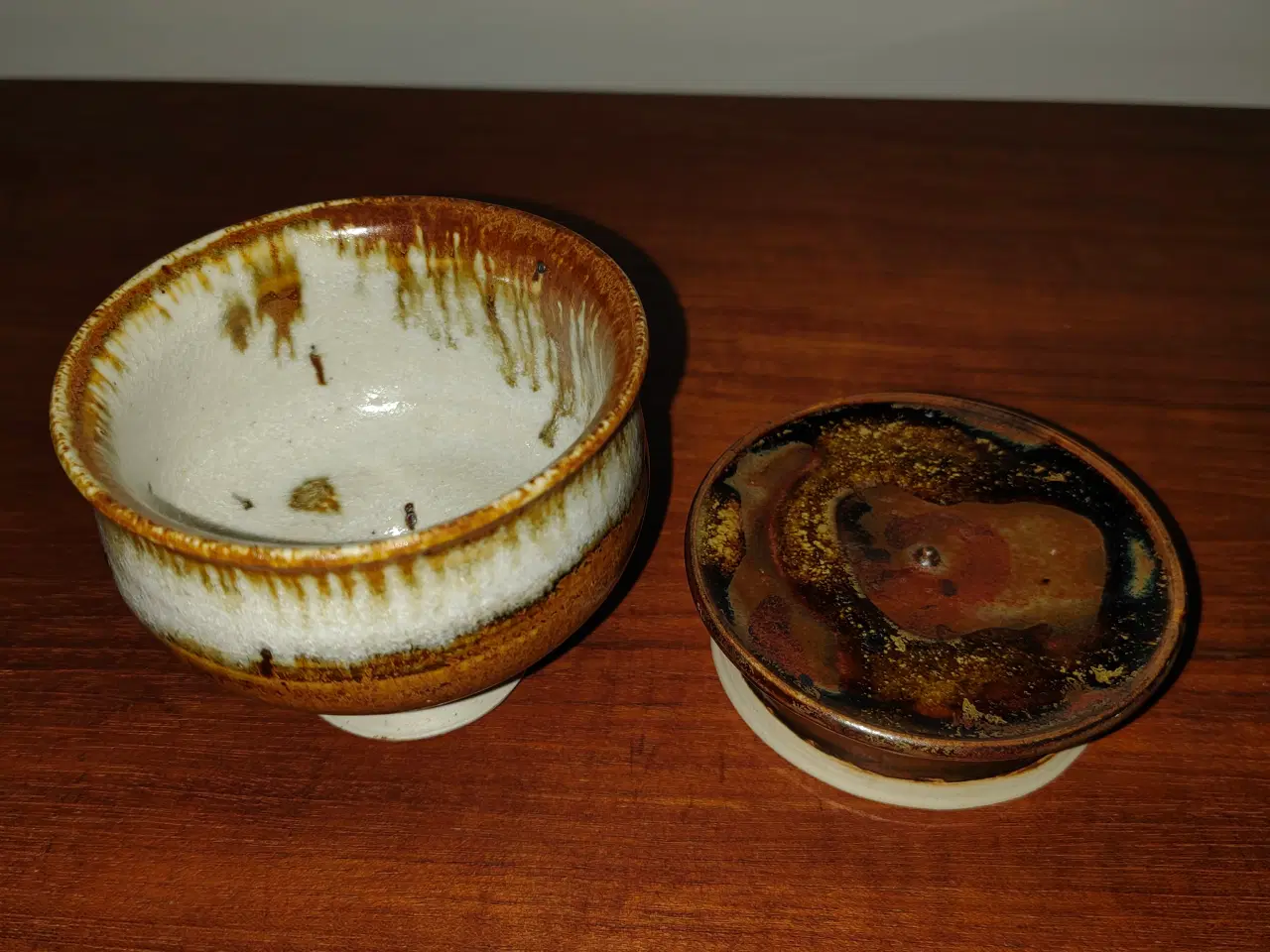 Billede 4 - Flot keramik lågkrukke