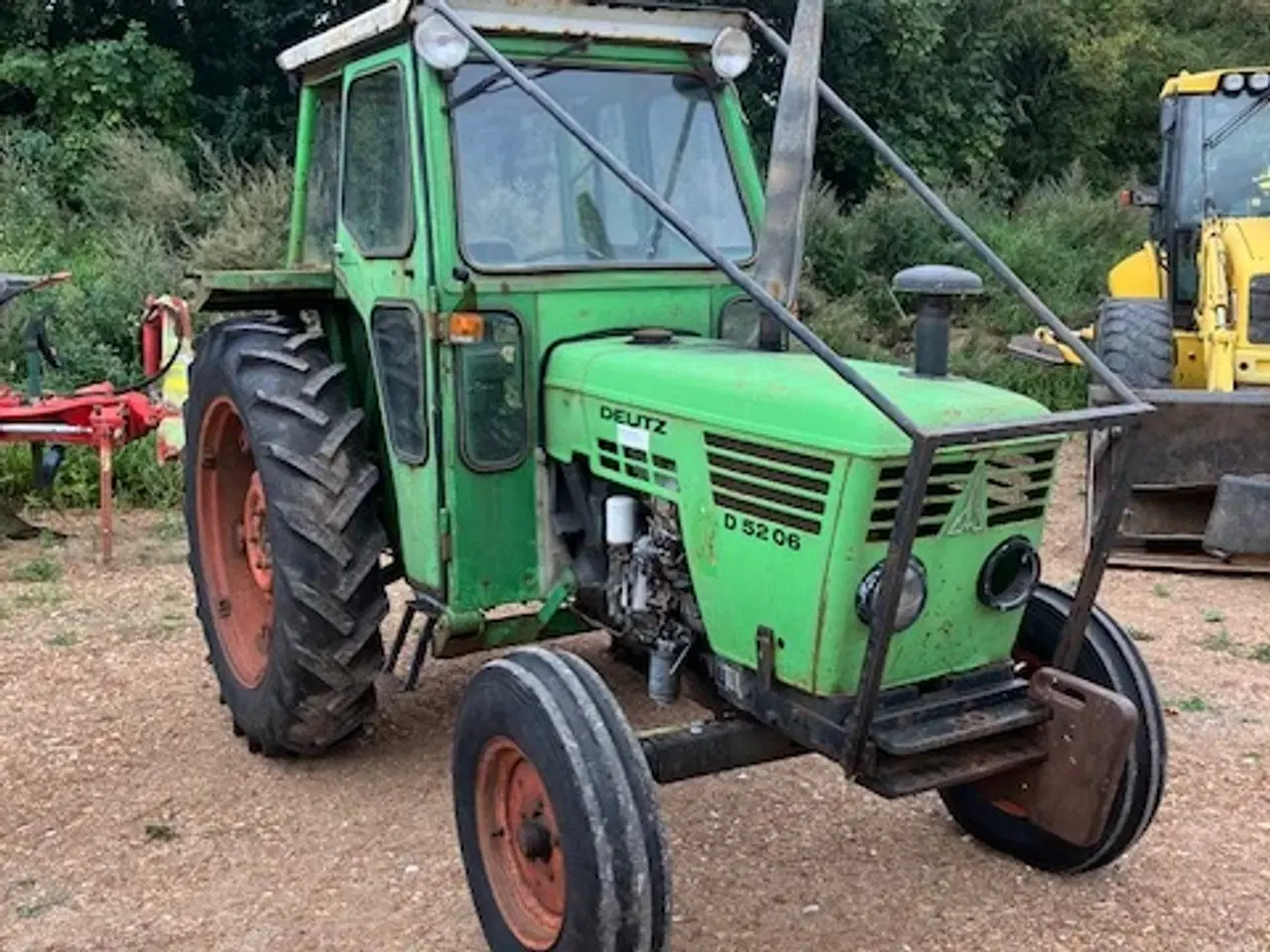 Billede 1 - Deutz 5206 med skovindækning