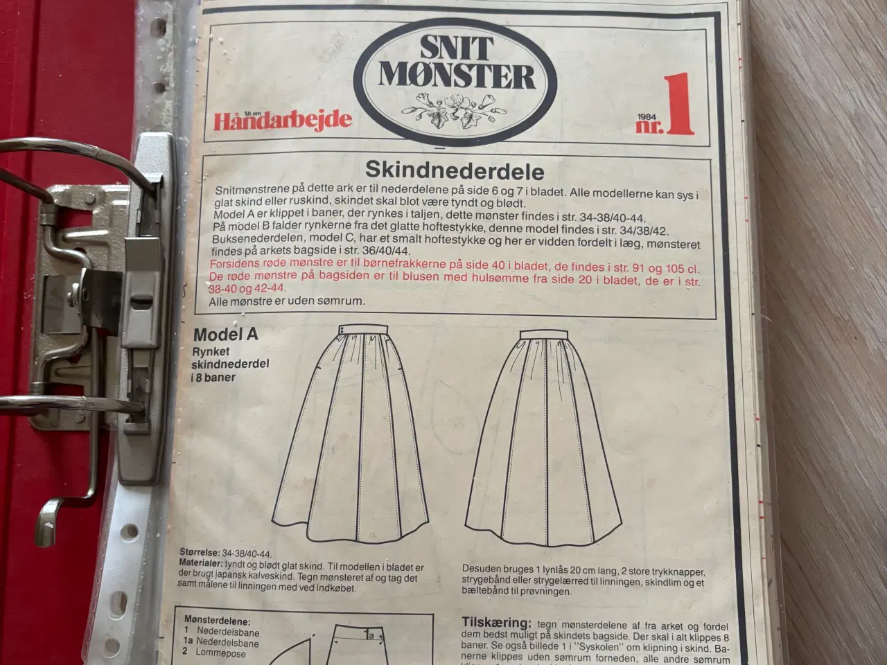 Billede 2 - Unik samling af Snitmønstre 