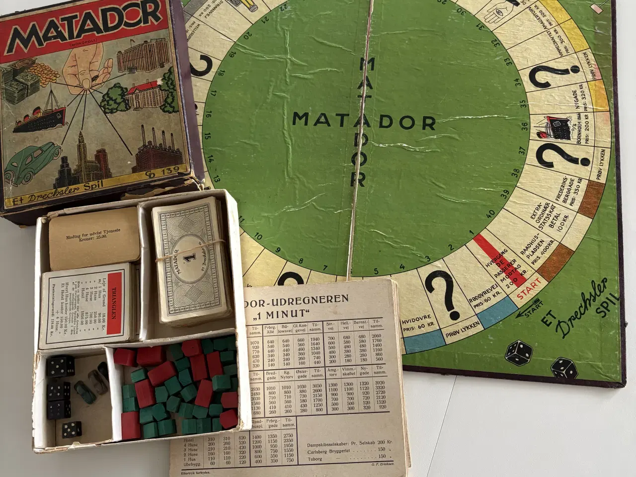Billede 2 - 2 stk Matador spil Vintage