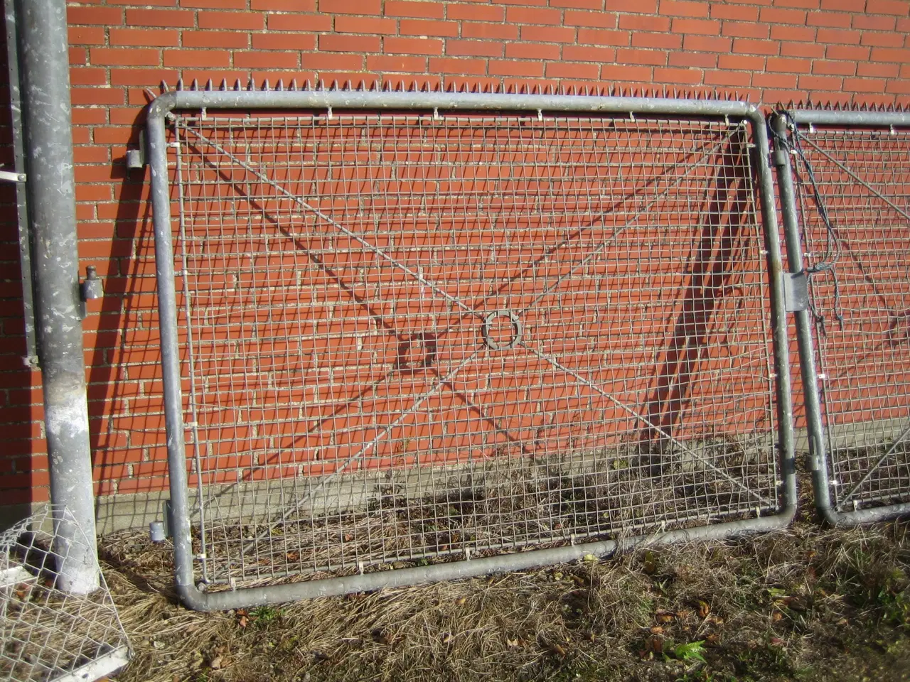 Billede 2 - Svingport galvaniseret 5 meter bred