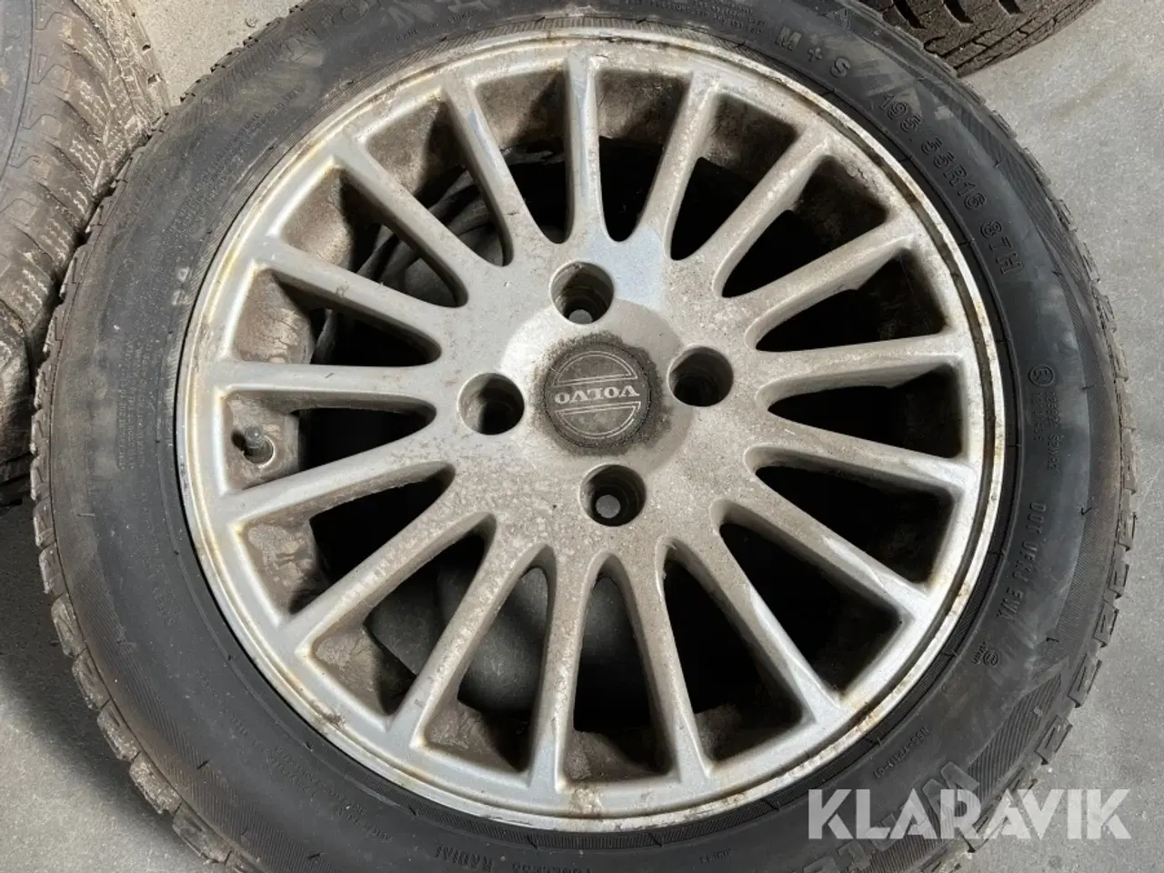 Billede 6 - Komplet hjul Volvo med vinterdæk 195/55R16