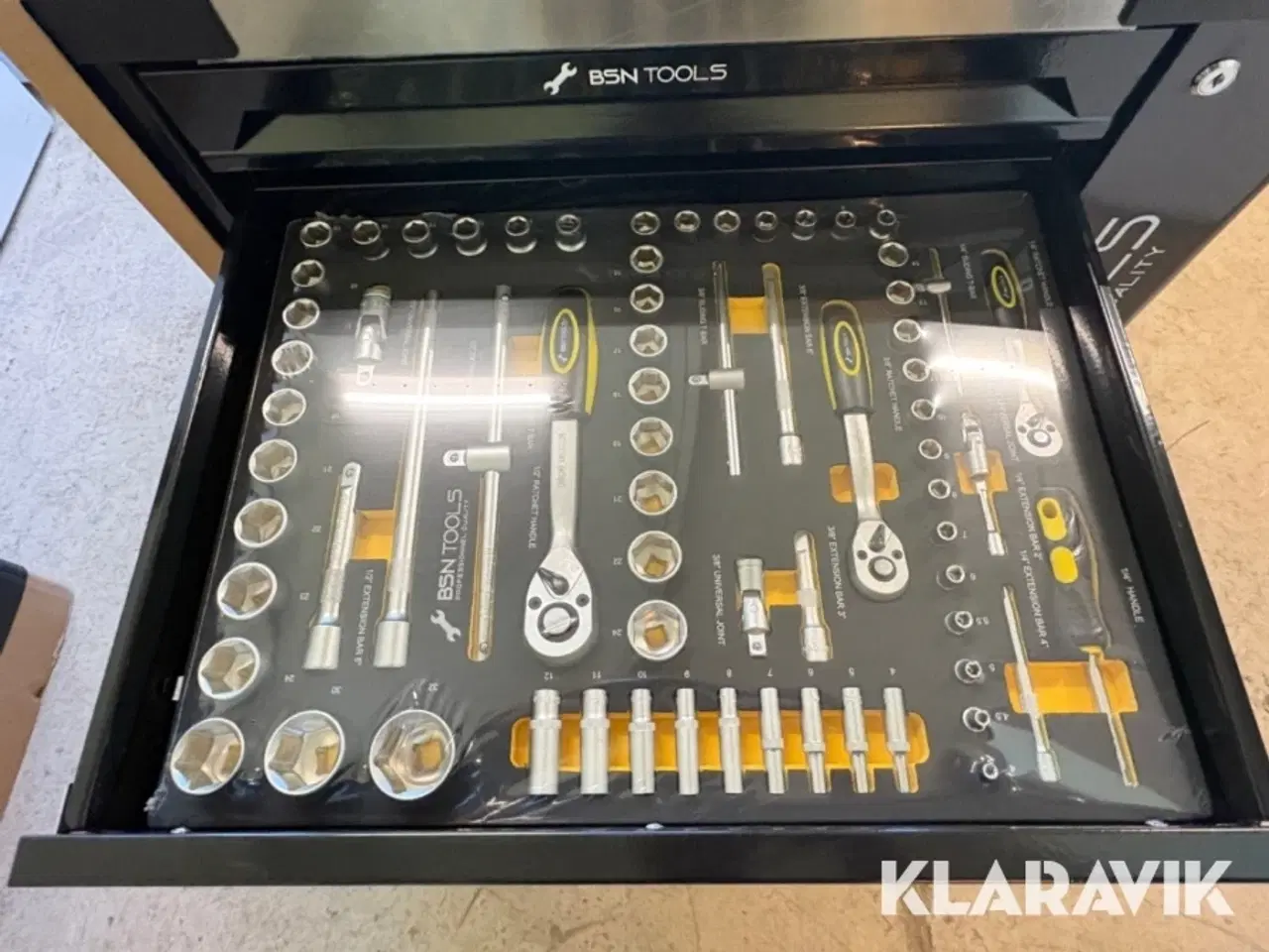 Billede 7 - Værktøjsskab BSN Tools 164 styks værktøj
