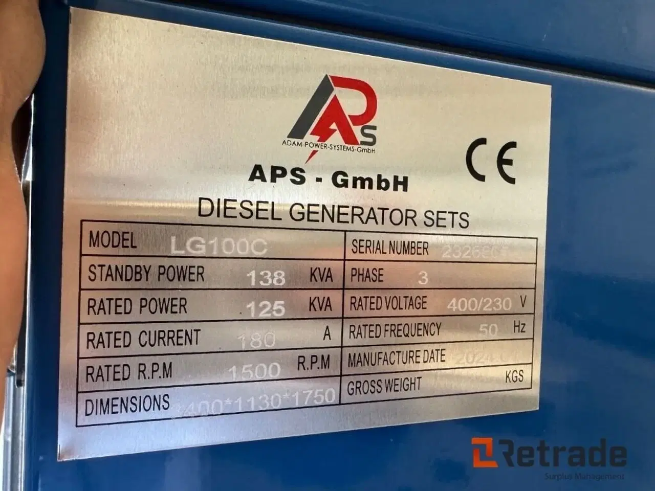 Billede 4 - Cummins 138KvA / 125KvA