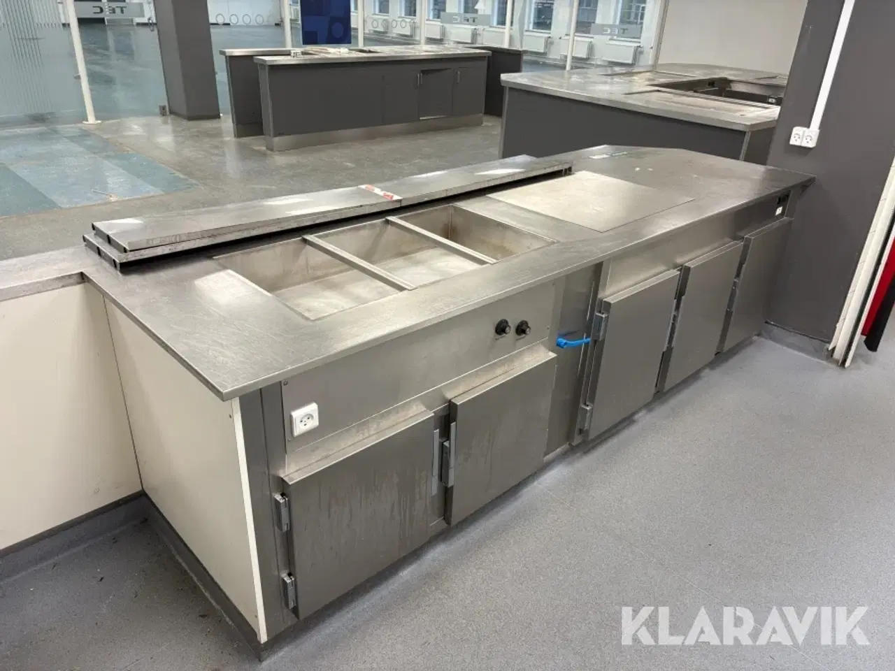 Billede 1 - Kølebord med varmeskab