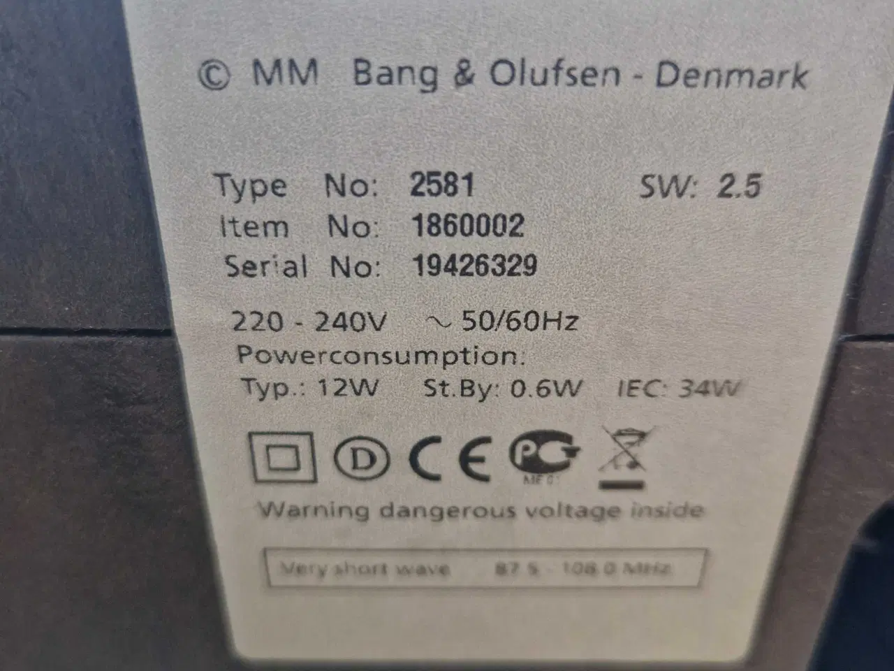 Billede 2 - Beosound 1 sælges
