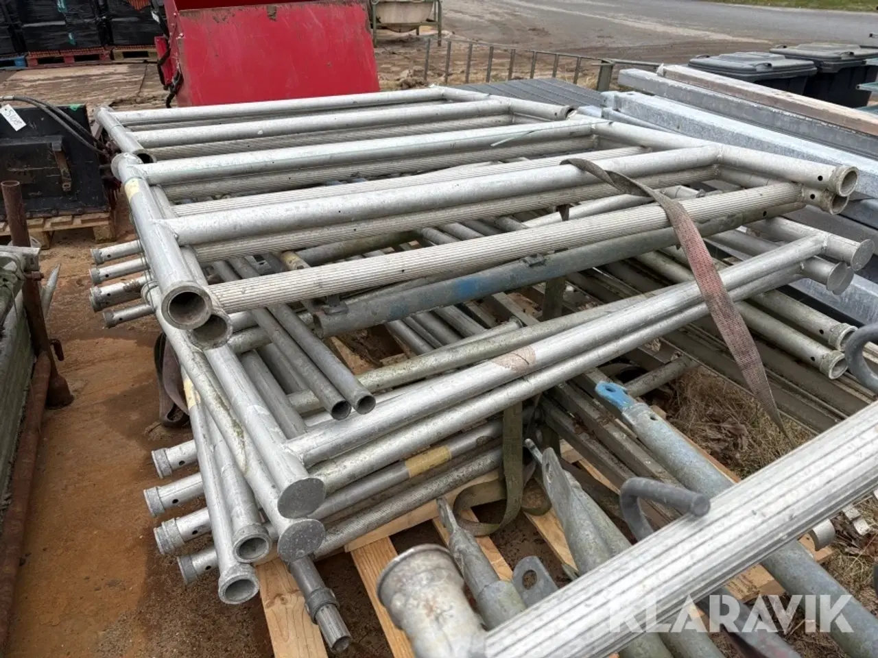 Billede 8 - Stillads Jumbo og andre rullestillads diverse andet 8 blandede paller samlet lot