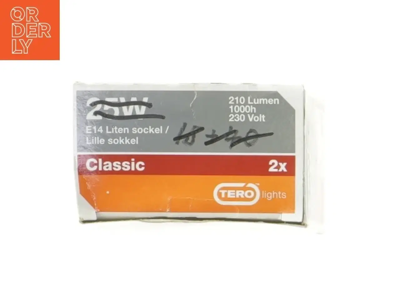 Billede 2 - Glødepærer 25W E14 fra Tero (str. 25 watt)