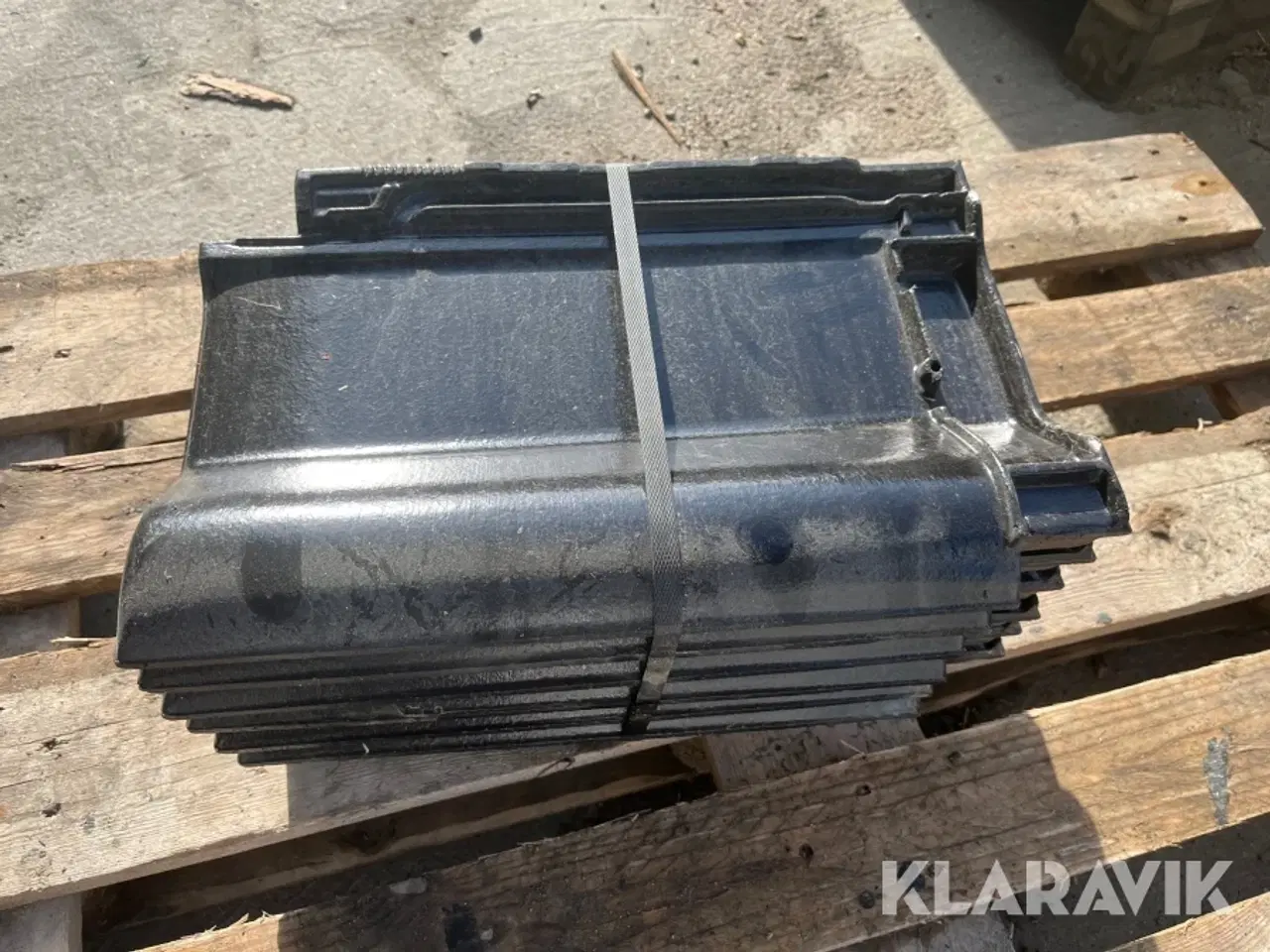 Billede 2 - Tegl Tagsten ABC Modena Carbon farve 1 Palle