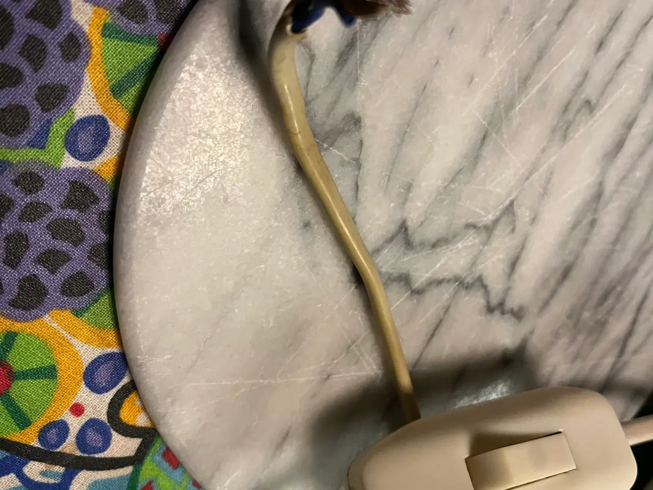 Billede 4 - Nydelig Retro-orange”messing” væglampe