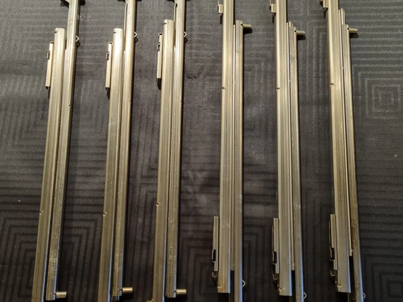 Billede 2 - teleskopglidestænger til indbygningsovn