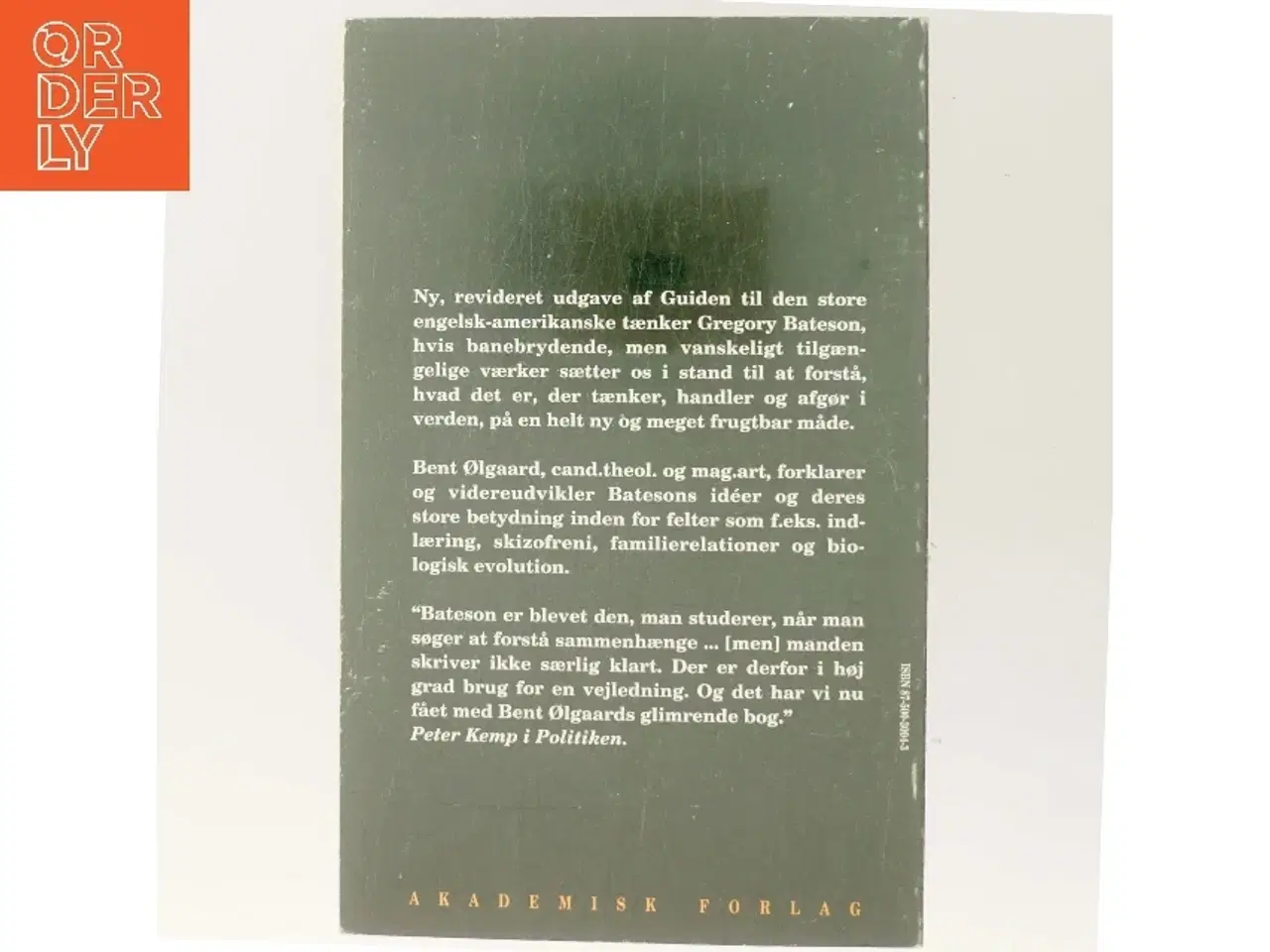 Billede 3 - Kommunikation og økomentale systemer ifølge Gregory Bateson af Bent Ølgaard (Bog)