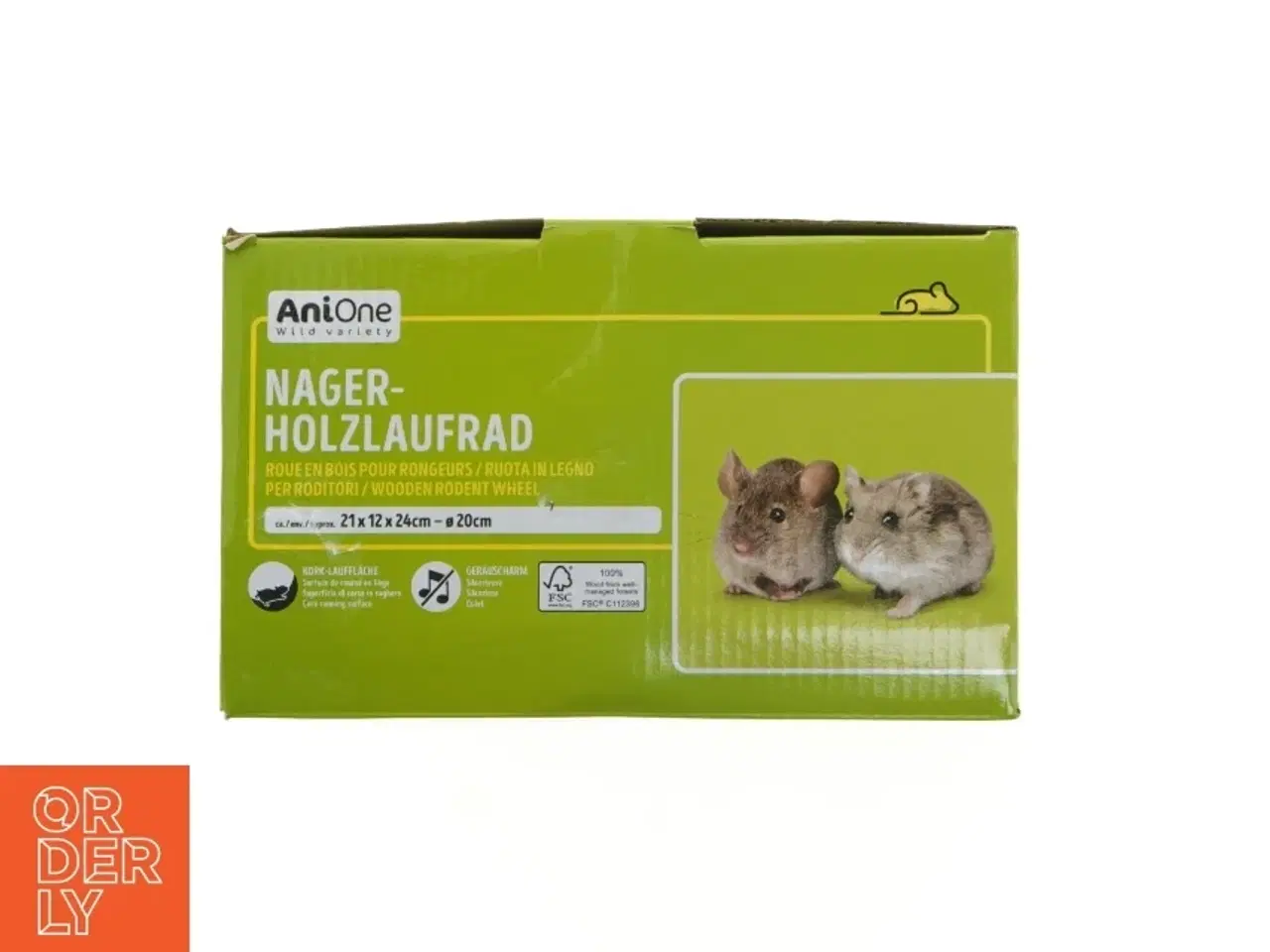 Billede 6 - UBRUGT Hamsterhjul fra Anione (str. 21 x 12 x 24 cm ø 20 cm)