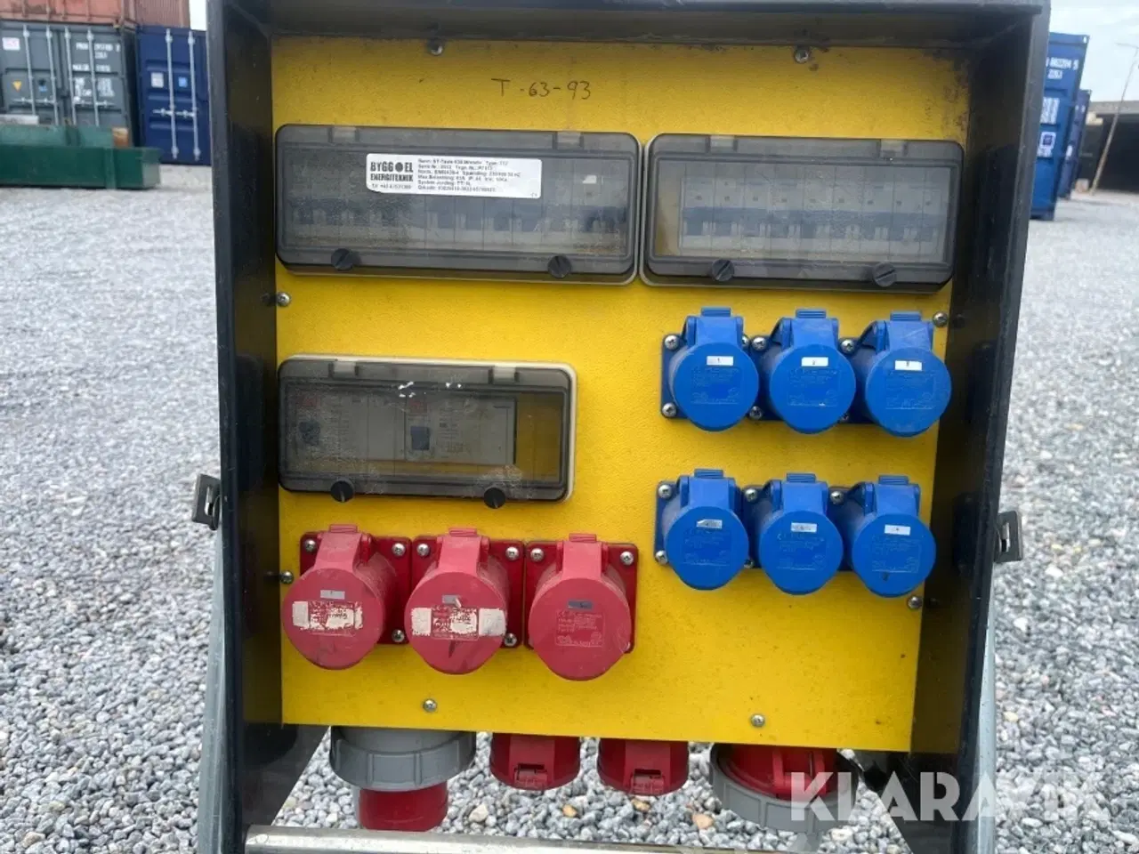 Billede 5 - Byggestrømstavle 1 styk