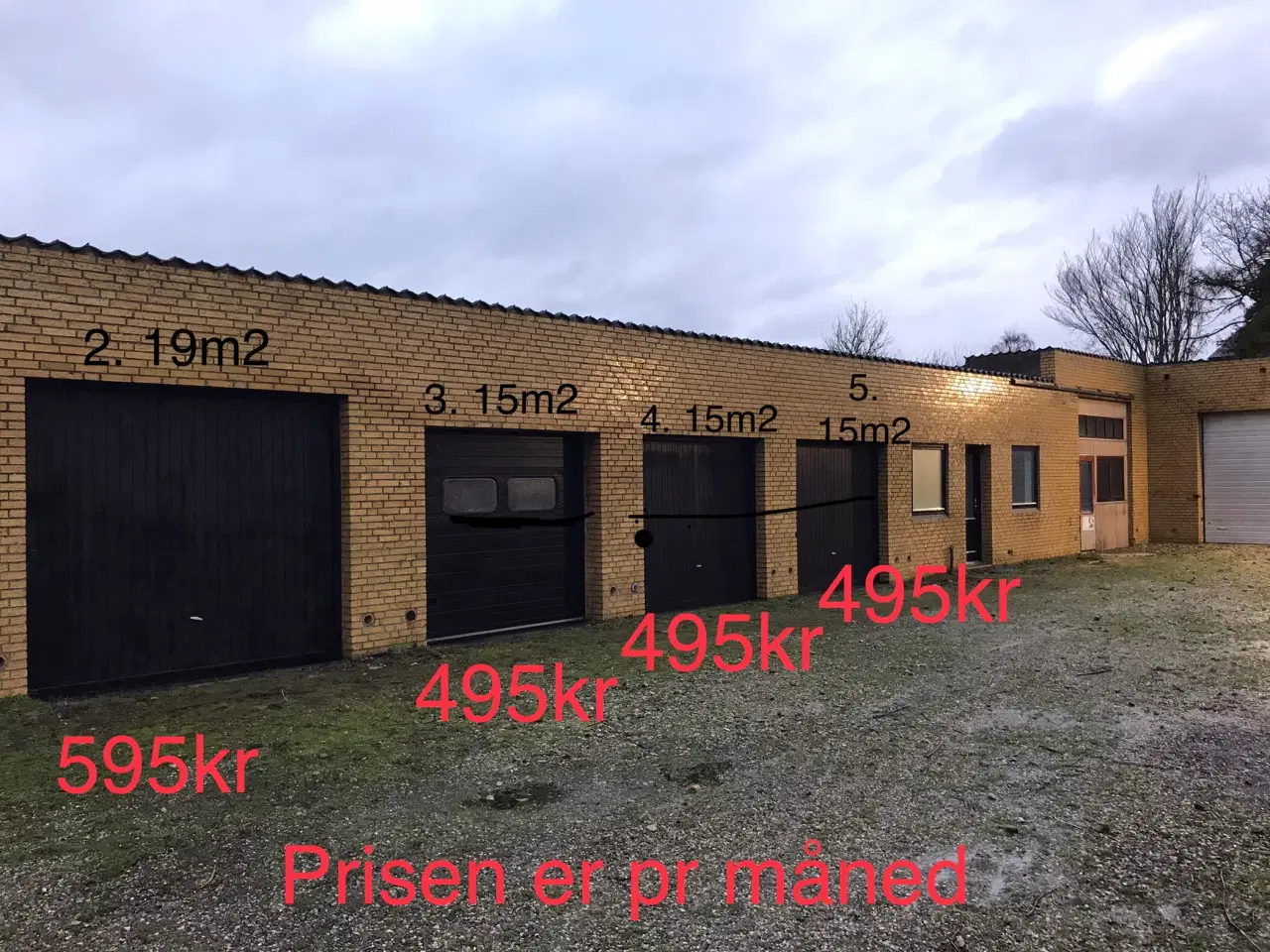 Billede 1 - Garage udlejes 15 m2