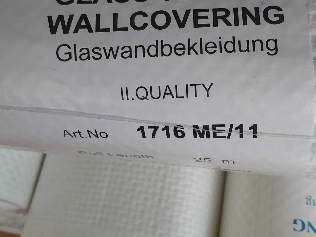 Billede 1 - Glasvæv i indpakning