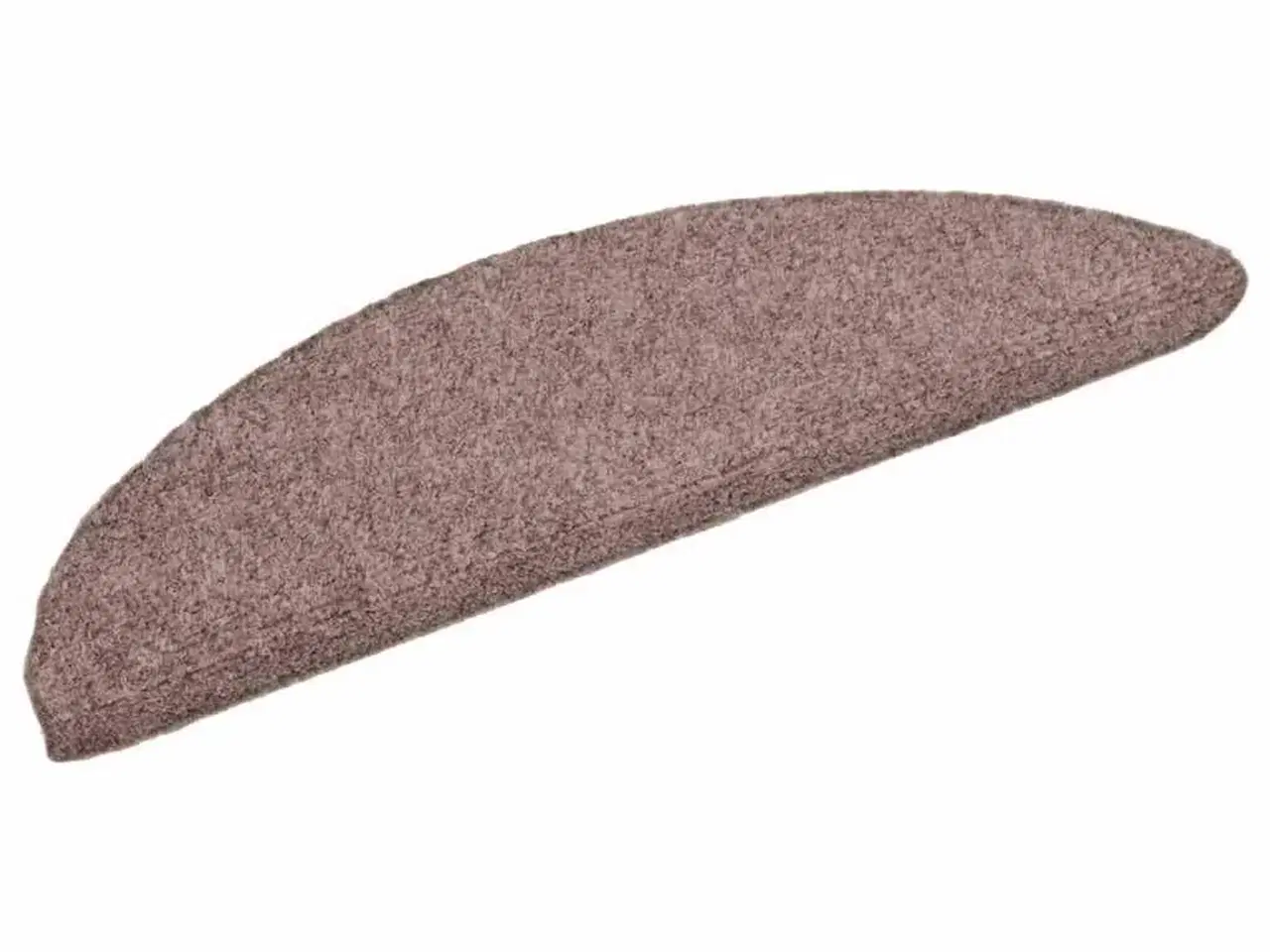 Billede 3 - Trappemåtter selvklæbende 15 stk. 56x17x3 cm lys brune halvrund