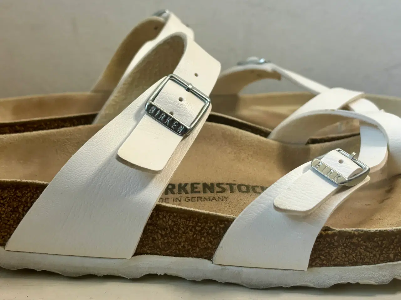 Billede 4 - Birkenstock, Mayari hvide sandaler, str 43
