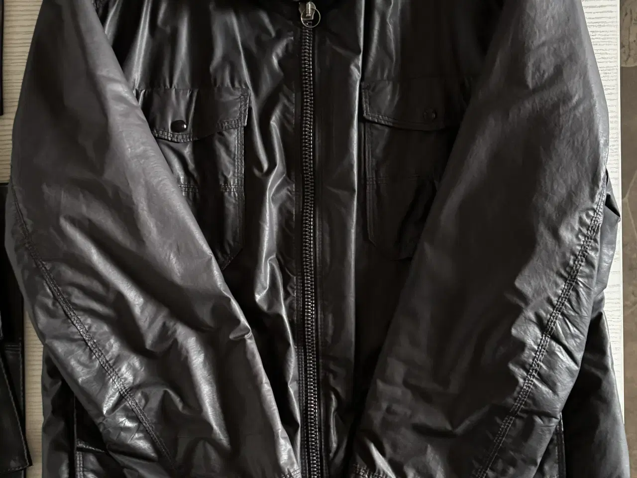 Billede 1 - Læderjakke Boss orange str. X