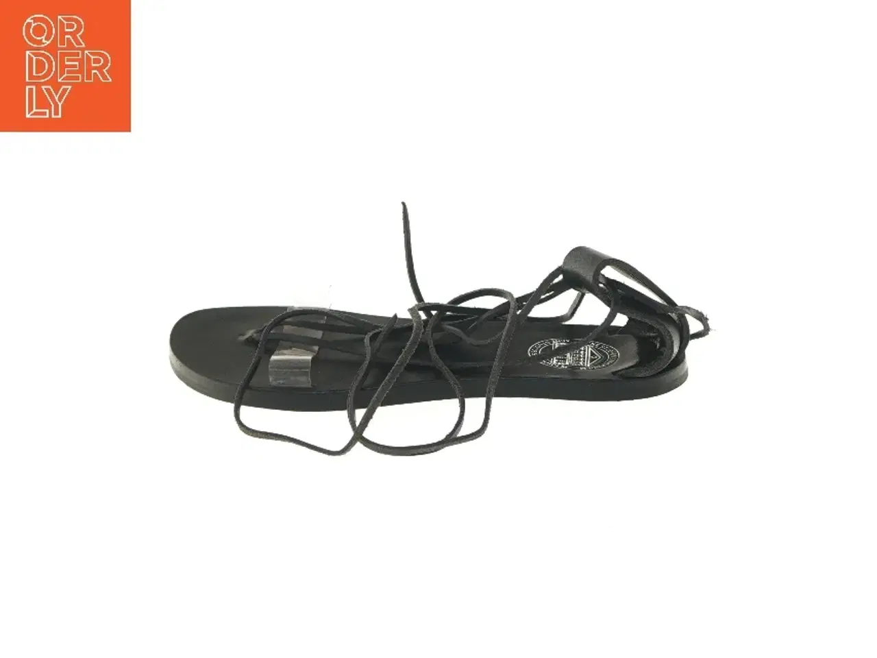 Billede 1 - Sort snøresandal str. 39 (str. 39 )