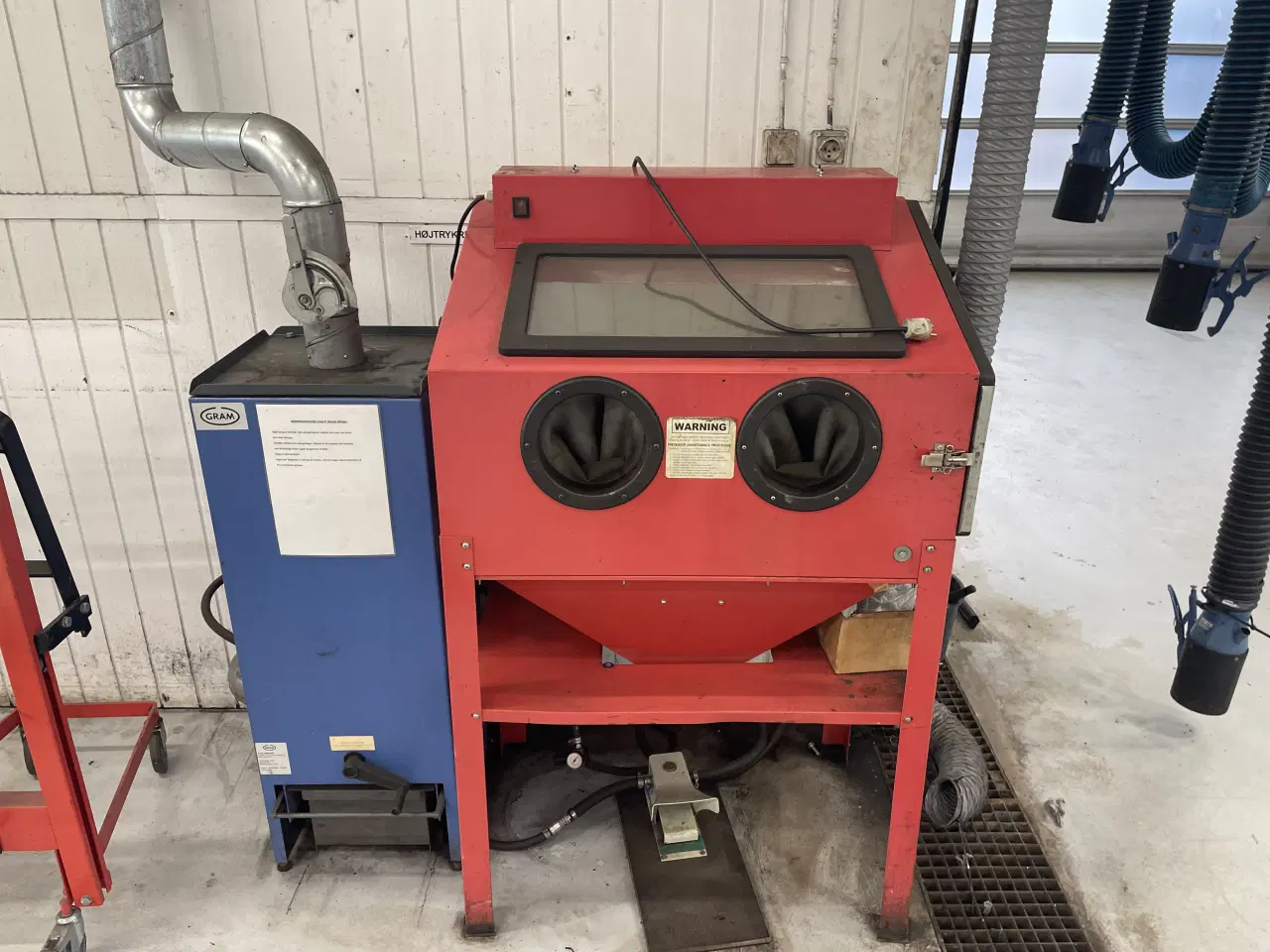 Billede 1 - Sandblæser SBC inkl filteranlæg.