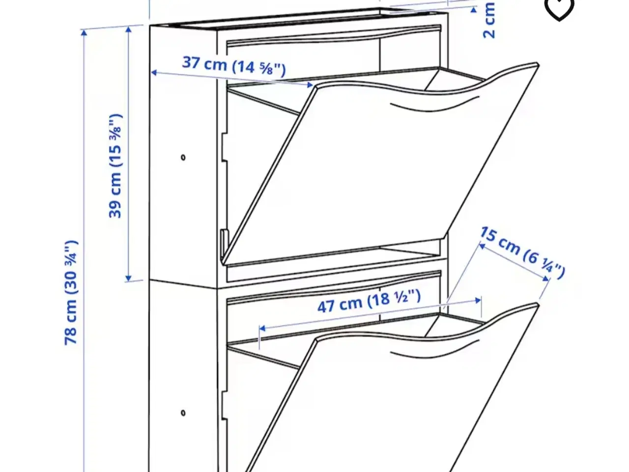 Billede 4 - Ikea skoskab 