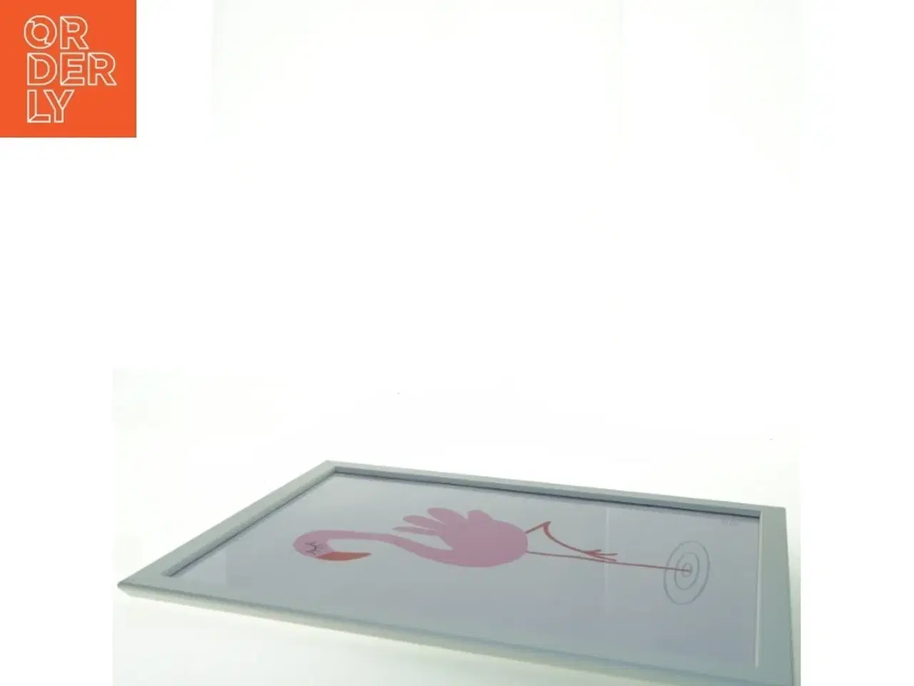 Billede 3 - Indrammet Flamingo-print fra KAI (str. 43x33 cm)