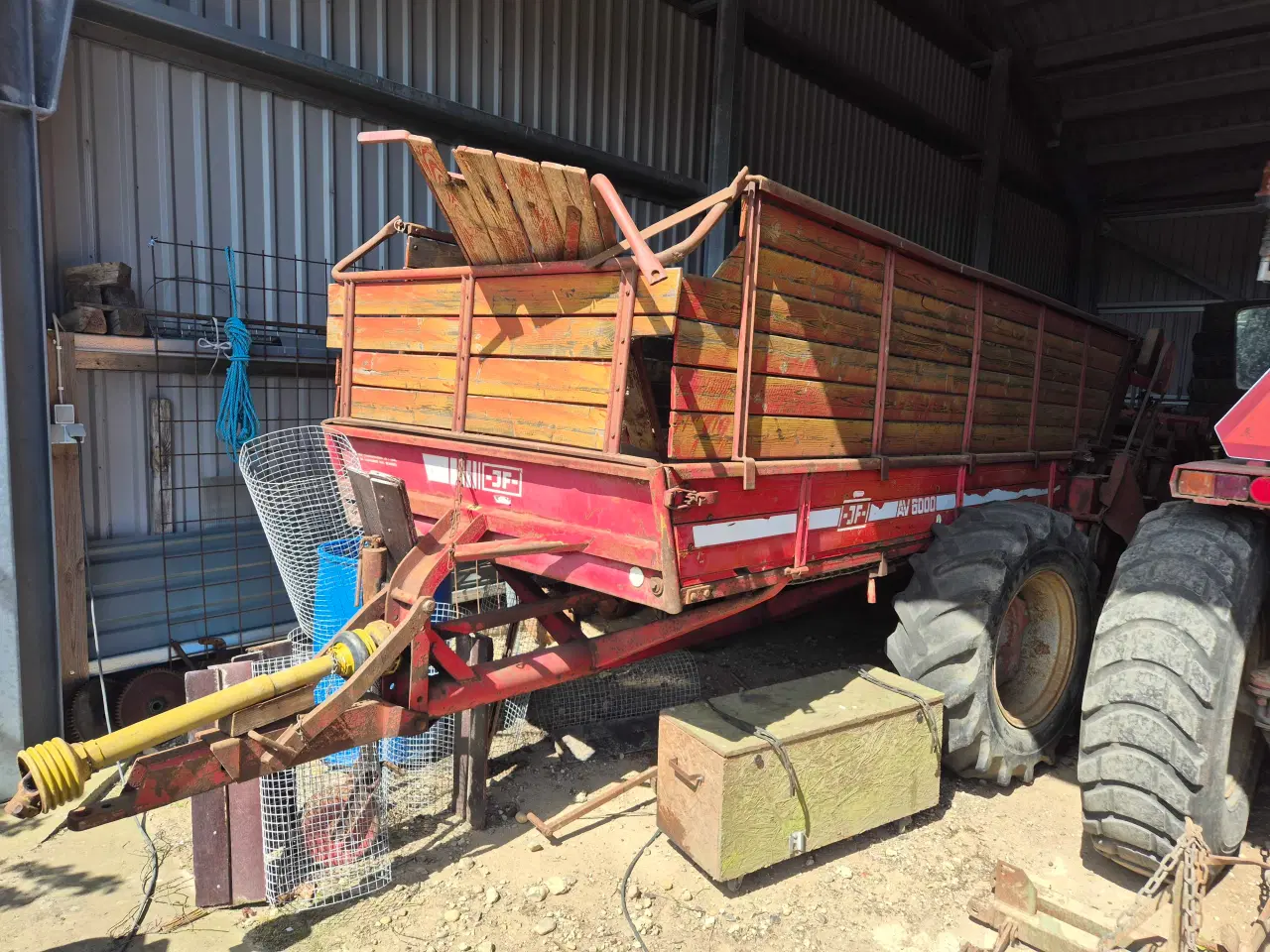 Billede 1 - Jf av6000 aflæsser vogn