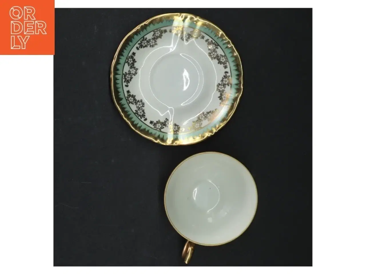 Billede 4 - Porcelæns tekop og underkop fra Tyskland