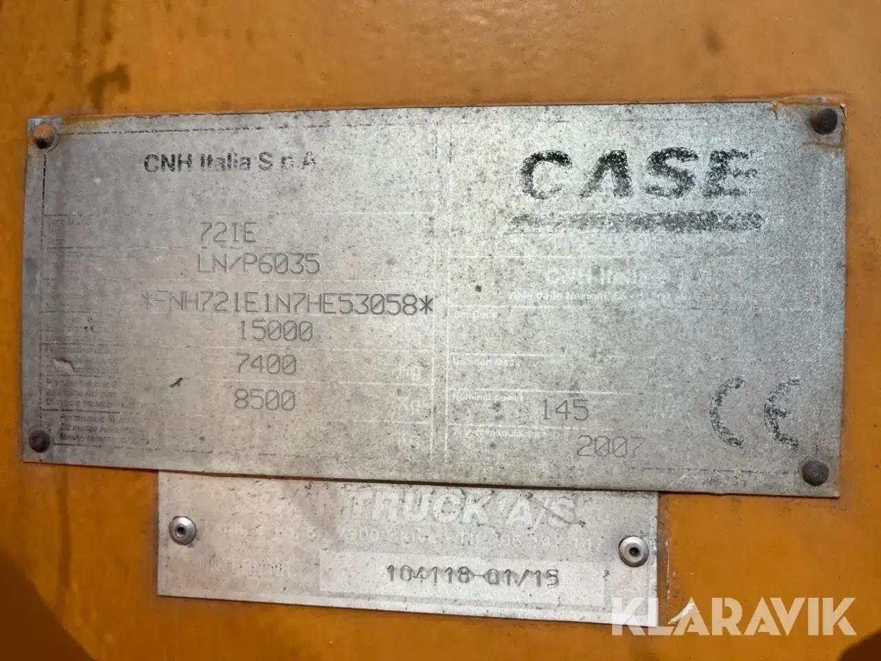 Billede 5 - Gummiged Case 721E med skovl