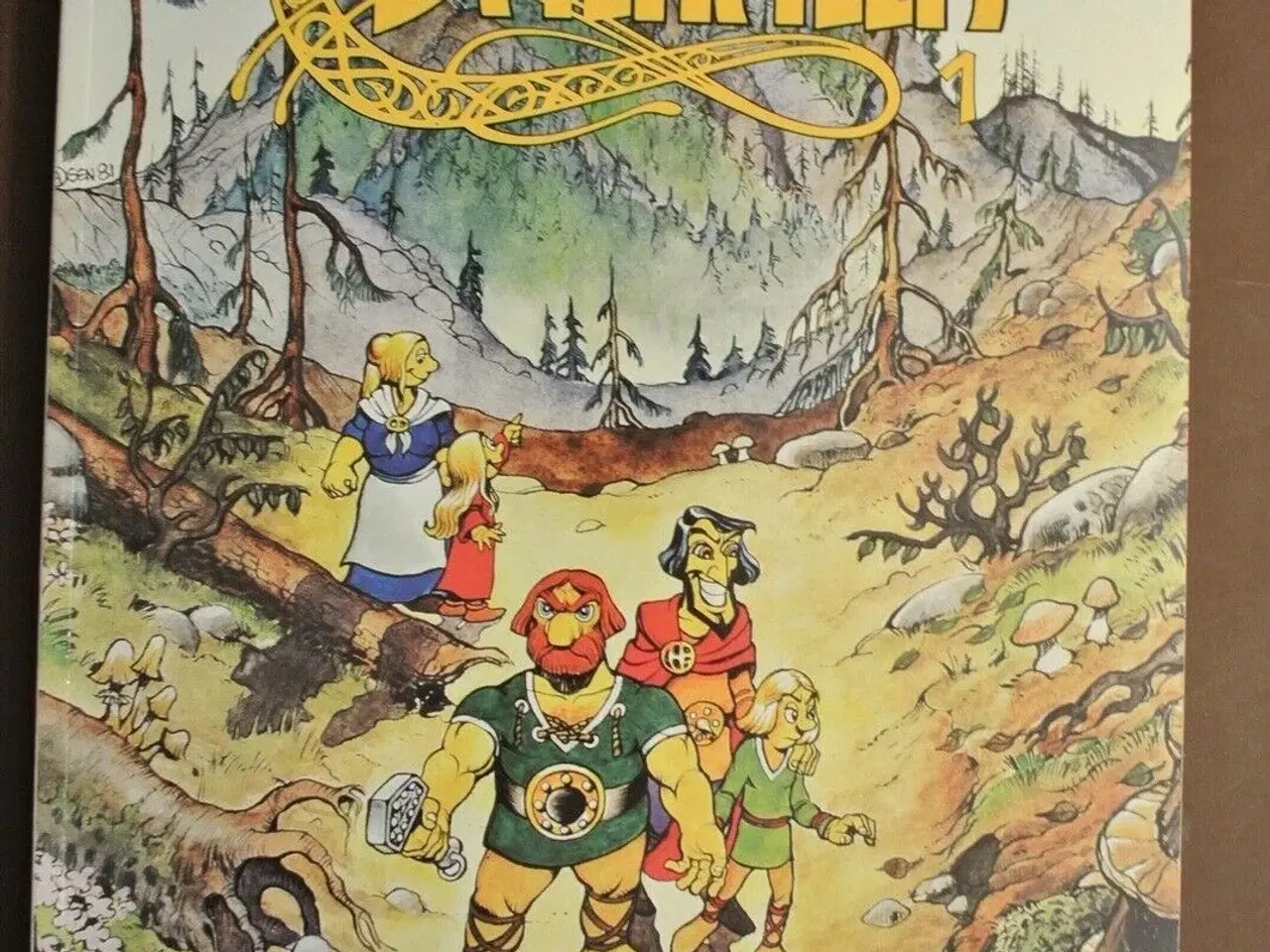 Billede 1 - valhalla 1 - ulven er løs, af peter madsen, Tegnes