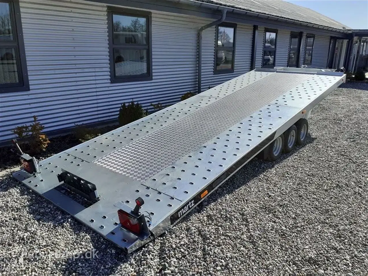 Billede 6 - 0 - Martz Autotrailer GT580 3 akslet 3500 kg   Top Professionel Autotrailer fra Martz med opkørsels vinkel på kun 11 grader til Skarp Pris