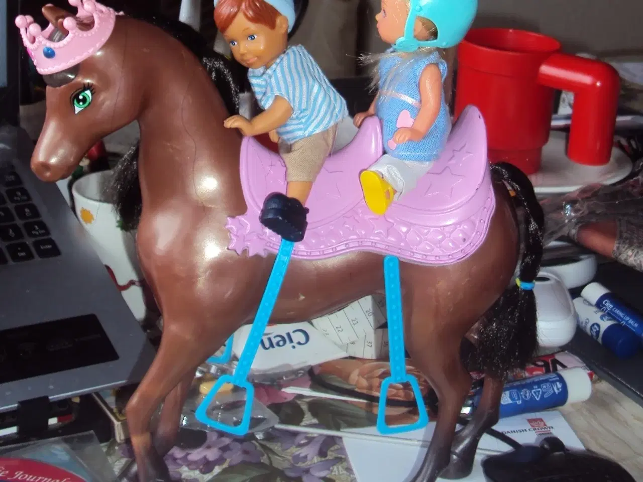 Billede 2 - barbie børn med hest 