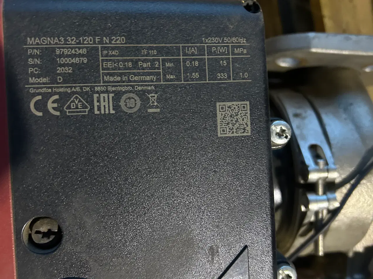 Billede 1 - Grundfos cirkulationspumpe