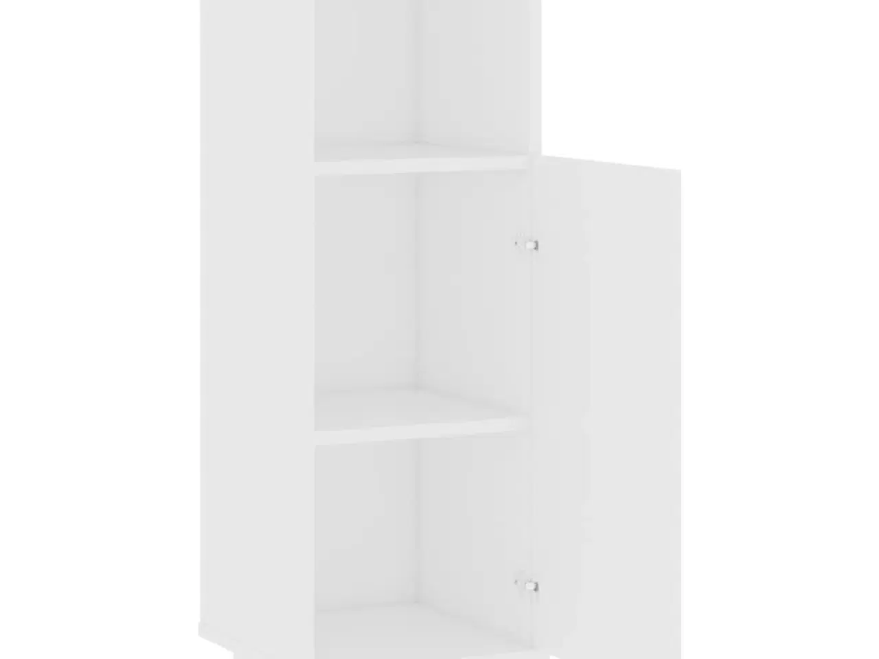 Billede 5 - Badeværelsesskab 30x30x95 cm konstrueret træ hvid