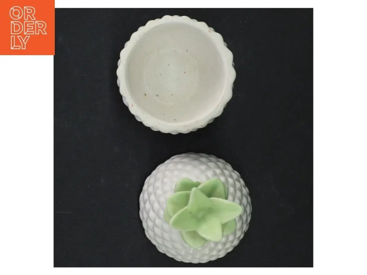 Billede 5 - Ananasformet keramikvase (str. H 13 cm)